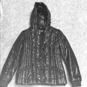 Black Guess puffer jacket